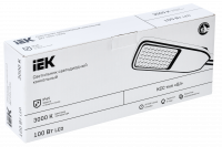 Светильник светодиодный ДКУ 1004-100Ш 3000К IP65 серый IEK