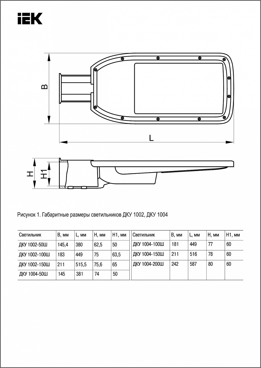 Светильник светодиодный ДКУ 1004-100Ш 5000К IP65 серый IEK