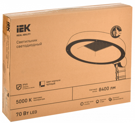 Светильник светодиодный ДКУ Парк 2001-70Д 5000К IP65 IEK – №2