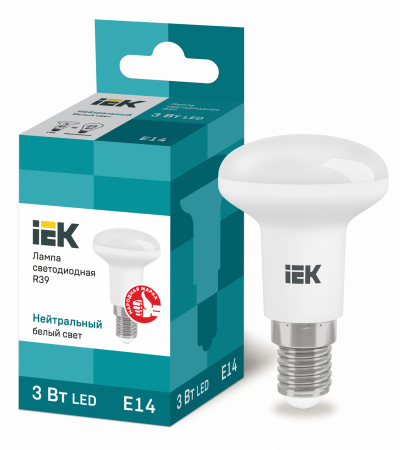 Лампа светодиодная R39 рефлектор 3Вт 230В 4000К E14 IEK – №1
