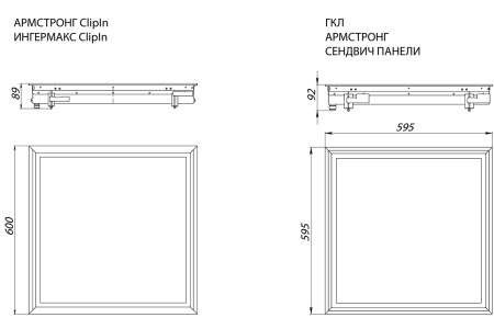 Светильник CRI90 ОФИС IP65 55 Вт – №5