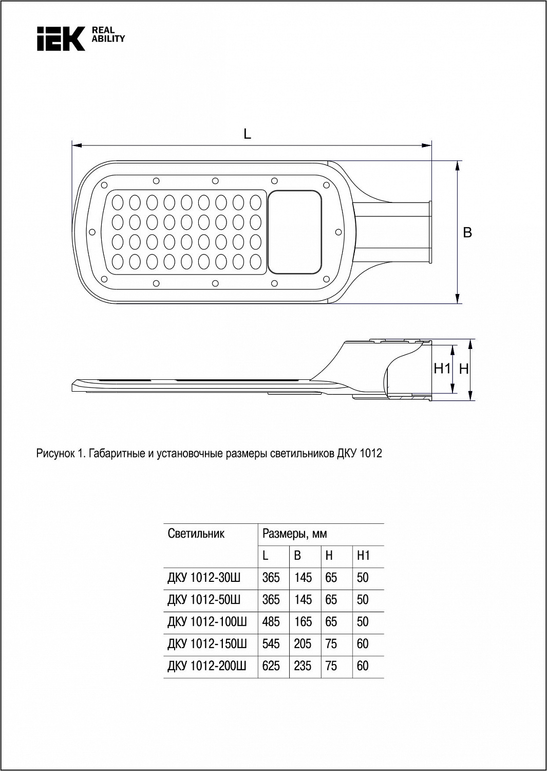 Светильник светодиодный ДКУ 1012-200Ш 5000К IP65 серый IEK