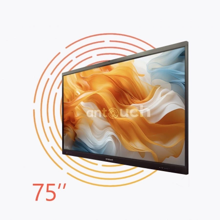 Интерактивная панель AnTouch ANTP-75-20iG3.1 75", ANDROID 14.0, 8 Гб / 128 Гб, 4К, 400 лм, датчик движения, Type-С, Miracast, Dlna, AirPlay, WI-FI – №1